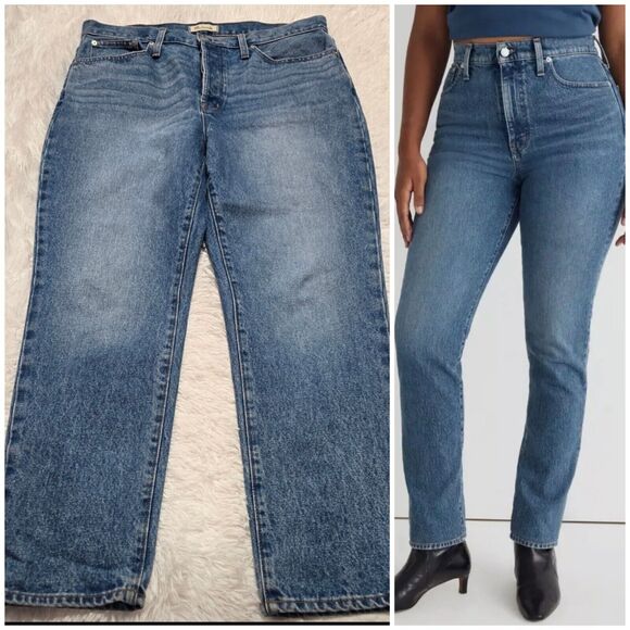 Madewell The Perfect Vintage Button Fly Jeans Size 32x28 - Picture 1 of 13